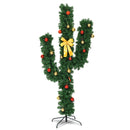 5' Artificial Cactus Christmas Tree with Lights-5 ft