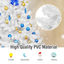 6' - 7.5' - 9' Hinged Artificial Christmas Tree with Metal Stand-7.5 ft