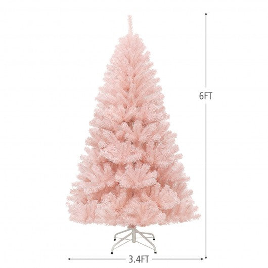 6-7 Feet Artificial Christmas Tree Hinged Full Fir Tree-6 Feet