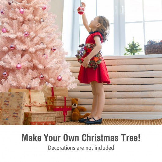 6-7 Feet Artificial Christmas Tree Hinged Full Fir Tree-6 Feet