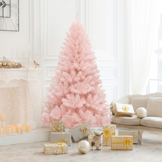 6-7 Feet Artificial Christmas Tree Hinged Full Fir Tree-6 Feet