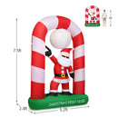 7.5 Feet Inflatable Christmas Lighted Santa Claus