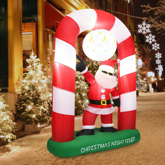 7.5 Feet Inflatable Christmas Lighted Santa Claus
