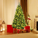 6 Feet Pre-Lit Christmas Spruce Tree with 790 Tips and 350 Lights