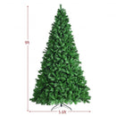 Pre-Lit Hinged Lifelike Lush Artificial Christmas Tree with PVC Tips-9'