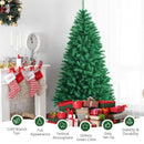 Realistic Glittery Christmas Tree Iridescent Hinged Pine Tree with PVC and PET Leaves