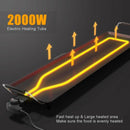 Electric Teppanyaki Table Top Grill Griddle with Adjustable Temperature