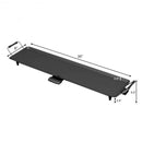 Electric Teppanyaki Table Top Grill Griddle with Adjustable Temperature