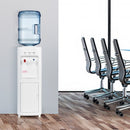 5 Gallons Hot and Cold Water Cooler Dispenser with Child Safety Lock and Compression Refrigeration Technology