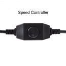 4" 6" 8" Inch Inline Duct Fan Ventilation Exhaust Plastic Fan w-Speed Controller-4"