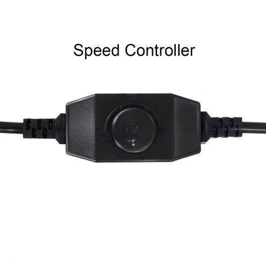 4" 6" 8" Inch Inline Duct Fan Ventilation Exhaust Plastic Fan w-Speed Controller-4"