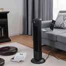 Fantask 35W 28" Quiet Bladeless Oscillating Tower Fan-Black