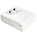 Safe Electric Heated Mattress Pad with 4 Size 8 Temperature 10-Hour Timer-Full Size