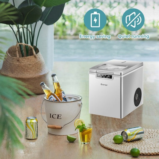 26Lbs-24H Portable Ice Maker Machine Countertop