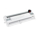 13" Hot and Cold Paper Trimmer with Corner Rounder and 25 Pouches-White