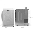 1700W Electric Tumble Laundry Dryer Steel Tub 13.2 lbs-3.22 Cu.Ft