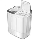 8 lbs Portable Mini Twin Tub Spinner Semi-Automatic Washing Machine