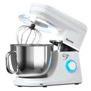 7.5 QT Tilt-Head Stand Mixer 6 Speed 660W with Dough Hook Beater -White
