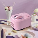 1.1 QT Ice Cream Maker Automatic Frozen Dessert Machine with Spoon-Pink