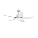 42 Inch Kid Ceiling Fan with LED Light and Color Temperature Remote Control-White