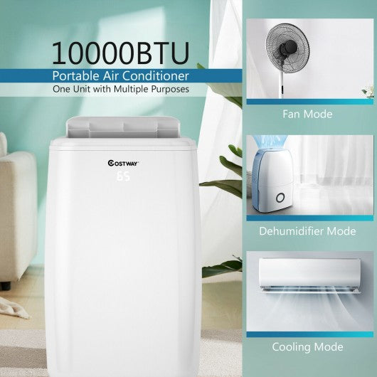 10000 BTU Portable Air Conditioner with Remote Control