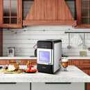 Ice Maker Countertop 44lbs Per Day with Ice Shovel and Self-Cleaning-Black