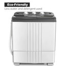 Portable Semi-Automatic Twin-tub Portable Mini Washing Machine
