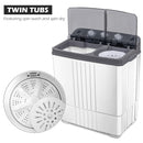Portable Semi-Automatic Twin-tub Portable Mini Washing Machine