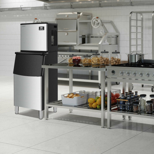353LBS-24H Split Commercial Ice Maker with 198 LBS Storage Bin