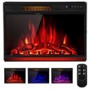 28" Electric Freestanding and Recessed Fireplace with Remote