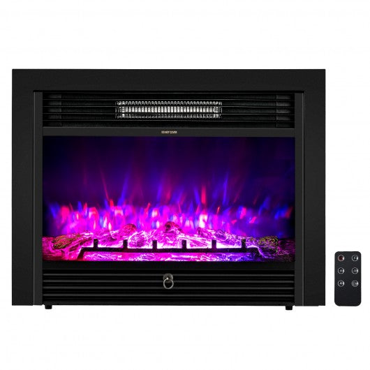 28.5 inch Electric Recessed Mounted Standing Fireplace Heater