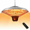 1500W Electric Hanging Ceiling Mounted Infrared Heater with Remote Control-White