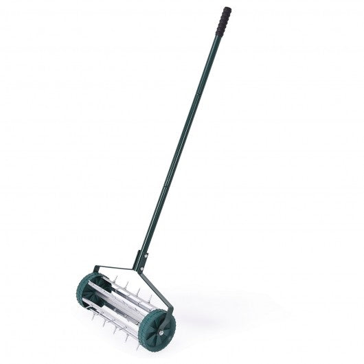 18-inch Garden Heavy Duty Rotary Push Tine for Soil Aeration