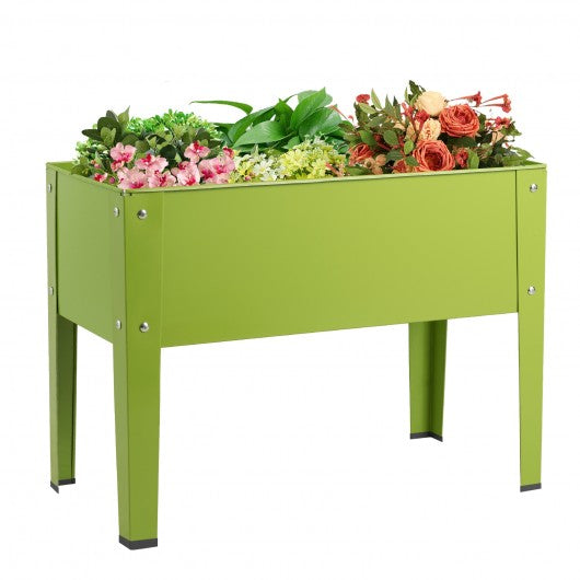 24.5" x12.5" Outdoor Elevated Garden Plant Stand Flower Bed Box