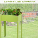 24.5" x 12.5" Outdoor Elevated Garden Plant Flower Bed