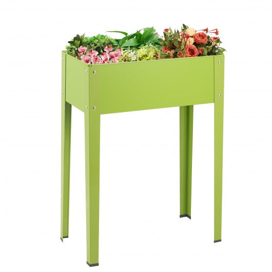 24.5" x 12.5" Outdoor Elevated Garden Plant Flower Bed