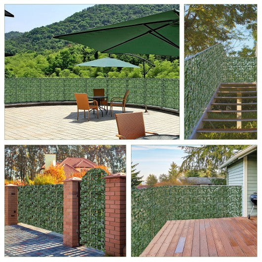 Faux Ivy Leaf Decorative Privacy Fence-59" x 118"