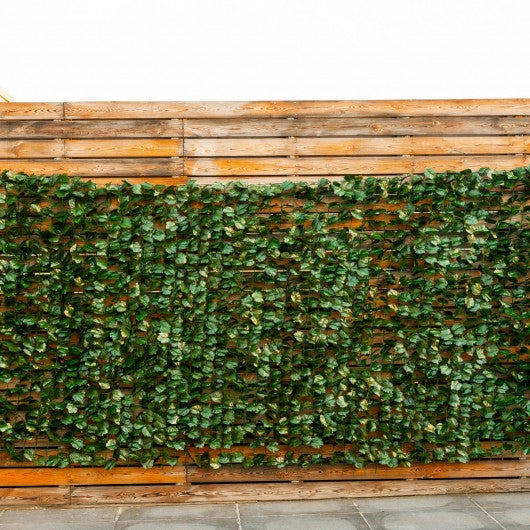 Faux Ivy Leaf Decorative Privacy Fence-40" x 95"