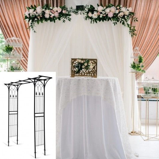 82" x 20.5" Metal Garden Arch for Various Climbing Plant