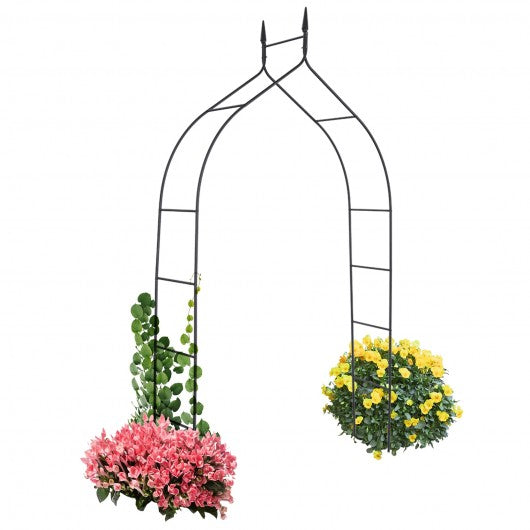 8' 4" x 4' 7" Gothic Steel Rose Arch