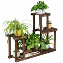 Solid Wood Plant Stand Multi-Tier Flower Pot Holder Indoor-Outdoor