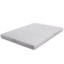4" Tri-Fold Sofa Bed Foam Mattress with Handles-Queen Size