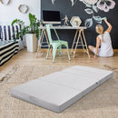 4" Tri-Fold Sofa Bed Foam Mattress with Handles-Twin size