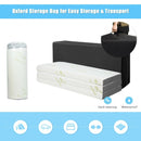 4" Queen Size Tri-Folding Memory Foam Mattress with Ultra Soft Bamboo Cover