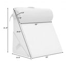 Adjustable Neck Back Support Memory Foam Headrest-White