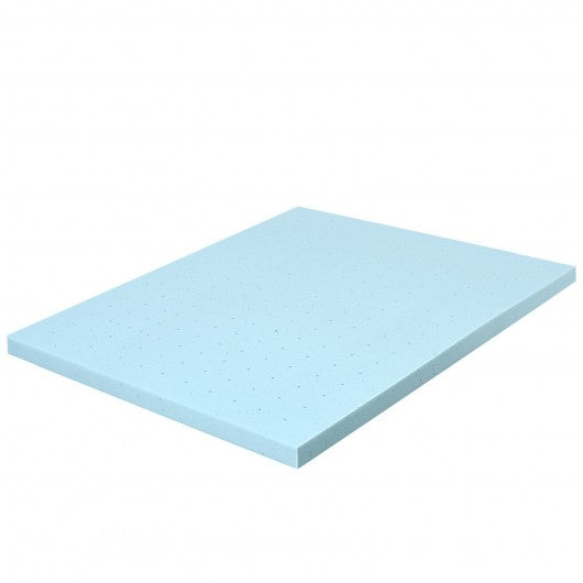 4" Gel Injection Memory Foam Mattress Top Ventilated Mattress Double Bed-Full Size
