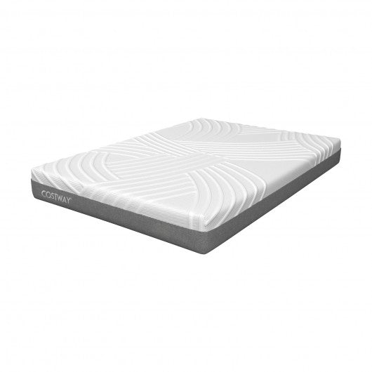 8 Inch Mattress Gel Infused Memory Foam Medium Firm Bamboo Charcoal-Full Size