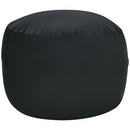 3' Bean Bag Chair with Microfiber Cover and Independent Sponge Filling-Black