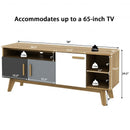 65" TV Stand Entertainment Center Console with Adjustable Shelf