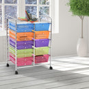 15 Drawers Rolling Storage Cart Organizer